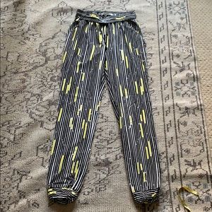 Veronica beard silk joggers